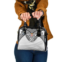 Flying Fijians Pacific Fiji Rugby Custom Shoulder Handbag Polynesian Pattern