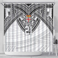 Flying Fijians Pacific Fiji Rugby Custom Shower Curtain Polynesian Pattern