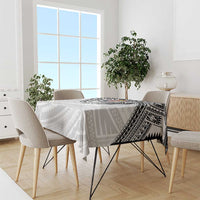 Flying Fijians Pacific Fiji Rugby Custom Tablecloth Polynesian Pattern