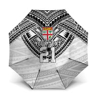 Flying Fijians Pacific Fiji Rugby Custom Umbrella Polynesian Pattern - Polynesian Pride