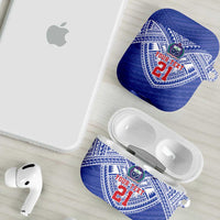 Manu Samoa Pacific Samoa Rugby Custom AirPods Case Polynesian Pattern - Polynesian Pride