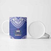 Manu Samoa Pacific Samoa Rugby Custom Ceramic Mug Polynesian Pattern - Polynesian Pride