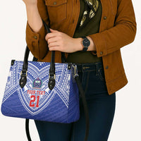 Manu Samoa Pacific Samoa Rugby Custom Leather Bag Polynesian Pattern - Polynesian Pride