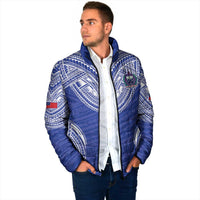 Manu Samoa Pacific Samoa Rugby Custom Padded Jacket Polynesian Pattern - Polynesian Pride