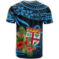 Fiji Islands T Shirt With Polynesian Tribal Happy National Day LT9 - Polynesian Pride