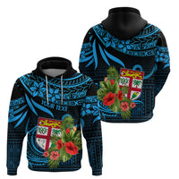 Custom Fiji Islands Hoodie With Polynesian Tribal Happy National Day LT9 - Polynesian Pride