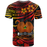 Custom PNG Remembrance Day T Shirt Polynesian Tribal and Poppy LT9 - Polynesian Pride