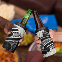 White Sunday Tokelau Gardenia Thunbergia 4 in 1 Can Cooler Tumbler Fakamalo Atu Kia Te Koutou Uma