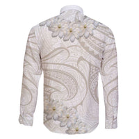 Tokelau Gardenia Thunbergia Family Matching Off Shoulder Maxi Dress and Hawaiian Shirt Black Polynesian Art Vibe