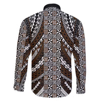 Brown Tongan Polynesian Tribal Family Matching Mermaid Dress and Hawaiian Shirt - Polynesian Pride