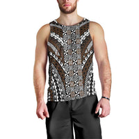 Brown Tongan Polynesian Tribal Men Tank Top LT9 - Polynesian Pride