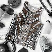 Brown Tongan Polynesian Tribal Men Tank Top LT9 - Polynesian Pride