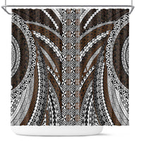 Brown Tongan Polynesian Tribal Shower Curtain LT9 Brown - Polynesian Pride
