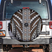 Brown Tongan Polynesian Tribal Spare Tire Cover LT9 Brown - Polynesian Pride
