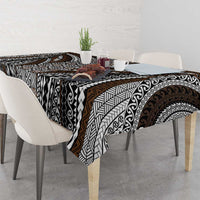 Brown Tongan Polynesian Tribal Tablecloth - Polynesian Pride