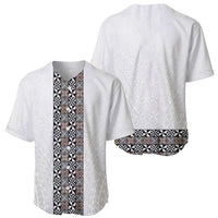 Light Gray Tongan Polynesian Tribal Baseball Jersey LT9 - Polynesian Pride