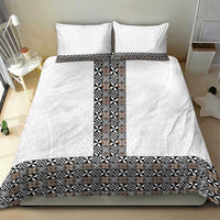 Light Gray Tongan Polynesian Tribal Bedding Set LT9 - Polynesian Pride