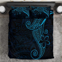 Black Blue Polynesian Tribal Bedding Set - Polynesian Pride