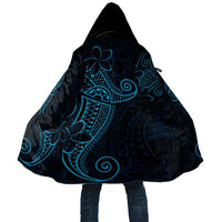 Black Blue Polynesian Tribal Cloak - Polynesian Pride