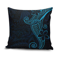 Black Blue Polynesian Tribal Pillow Cover LT9 Blue - Polynesian Pride