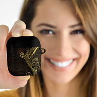 Black Gold Polynesian Tribal AirPods Case LT9 Gold - Polynesian Pride
