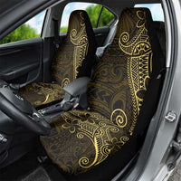 Black Gold Polynesian Tribal Car Seat Cover - Polynesian Pride