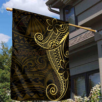 Black Gold Polynesian Tribal Garden Flag LT9 - Polynesian Pride