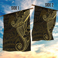 Black Gold Polynesian Tribal Garden Flag LT9 - Polynesian Pride