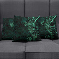 Black Green Polynesian Tribal Pillow Cover LT9 - Polynesian Pride