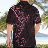 Black Pink Polynesian Tribal Hawaiian Shirt - Polynesian Pride