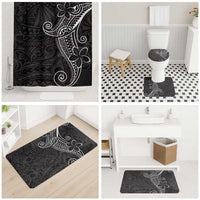 Black White Polynesian Tribal Bathroom Set - Polynesian Pride