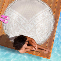 Lotu Tamaiti Tongan Polynesian Art Pattern Beach Blanket Traditional Tribal Motifs - Polynesian Pride