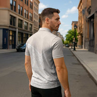 Lotu Tamaiti Tongan Polynesian Art Pattern Zipper Polo Shirt Traditional Tribal Motifs - Polynesian Pride