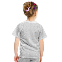 Lotu Tamaiti White Tongan Ngatu Kid T Shirt Polynesian Tribal Fonulei Pattern - Polynesian Pride