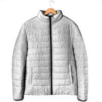 Lotu Tamaiti White Tongan Ngatu Padded Jacket Polynesian Tribal Fonulei Pattern - Polynesian Pride