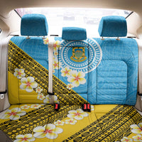Tuvalu Plumeria Flowers Back Car Seat Cover Polynesian Tribal Pattern LT9 - Polynesian Pride