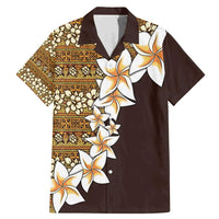 Vintage Hibiscus Turtle Pattern Family Matching Mermaid Dress and Hawaiian Shirt with Plumeria Half Style