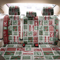 Mele Kalikimaka Hawaiian Quilt and Lei Patchwork Back Car Seat Cover - Polynesian Pride