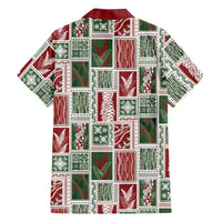 Mele Kalikimaka Hawaiian Quilt and Lei Patchwork Family Matching Mermaid Dress and Hawaiian Shirt - Polynesian Pride