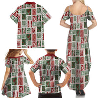 Mele Kalikimaka Hawaiian Quilt and Lei Patchwork Family Matching Summer Maxi Dress and Hawaiian Shirt LT9 - Polynesian Pride