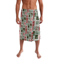 Mele Kalikimaka Hawaiian Quilt and Lei Patchwork Lavalava - Polynesian Pride