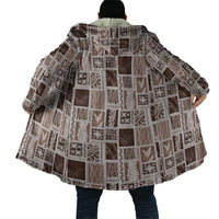 Vintage Aloha Block Quilt Cloak Beige Inspired Lei Motifs - Polynesian Pride