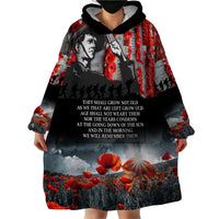 ANZAC DAY Heroes Of The Gallipoli Wearable Blanket Hoodie LT9 - Polynesian Pride