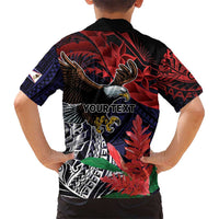American Samoa Bald Eagle Personalized Hawaiian Shirt Samoa Muamua Le Atua LT9 - Polynesian Pride