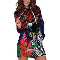 American Samoa Bald Eagle Personalized Hoodie Dress Samoa Muamua Le Atua