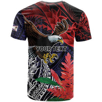 American Samoa Bald Eagle Personalized T Shirt Samoa Muamua Le Atua