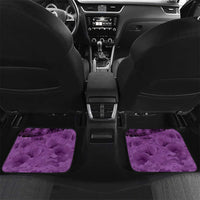 Anzac Day Gallipoli Personalised Car Mats Purple Poppy Flowers