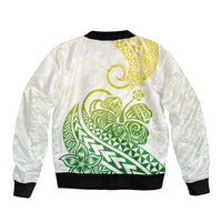 Polynesian Bomber Jacket Tribal Tattoo Gradient 01 Screen Color LT9 - Polynesian Pride