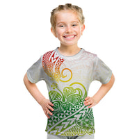 Polynesian Kid T Shirt Tribal Tattoo Gradient 02 Screen Color LT9 Gradient - Polynesian Pride
