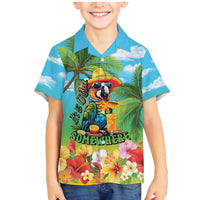 Always 5 O'clock Family Matching Mermaid Dress and Hawaiian Shirt Hawaiian Tropical Parrot - Polynesian Pride